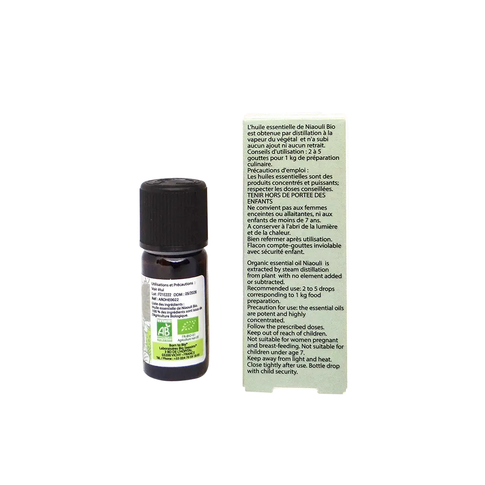 Huile essentielle Niaouli Certifiée Bio